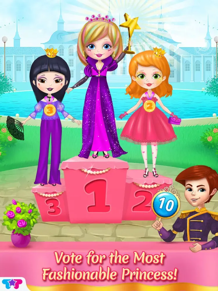 ภาพหน้าจอของ Princess Fashion Star - Royal Beauty Contest iPad 