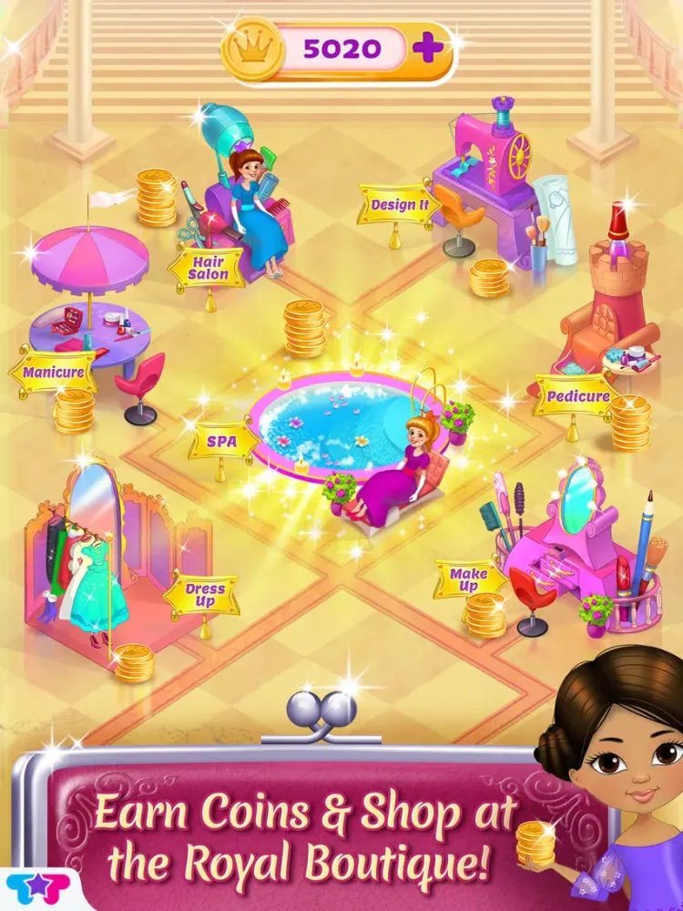 ภาพหน้าจอของ Princess Fashion Star - Royal Beauty Contest iPad 