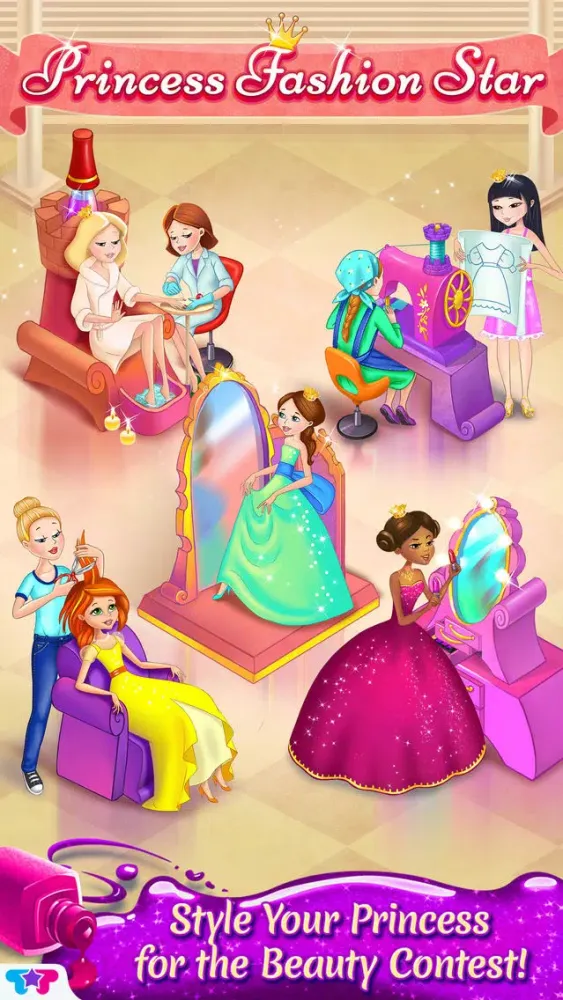 ภาพหน้าจอของ Princess Fashion Star - Royal Beauty Contest