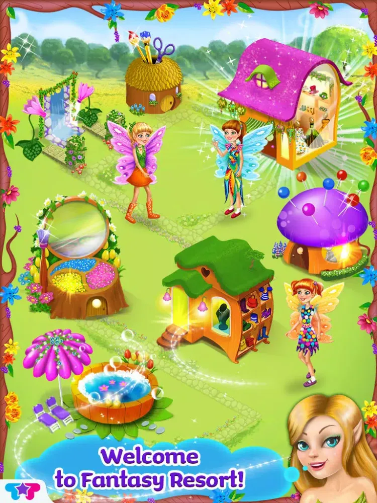 Zrzuty ekranu Fantasy Resort - Flower Fairy Valley, Fashion Salon, Boutique & Spa iPad 