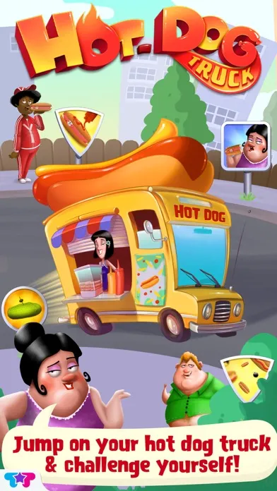 Hot Dog Truck : Lunch Time Rush! Cook, Serve, Eat & Play應用截圖
