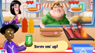 Hot Dog Truck : Lunch Time Rush! Cook, Serve, Eat & Play應用截圖