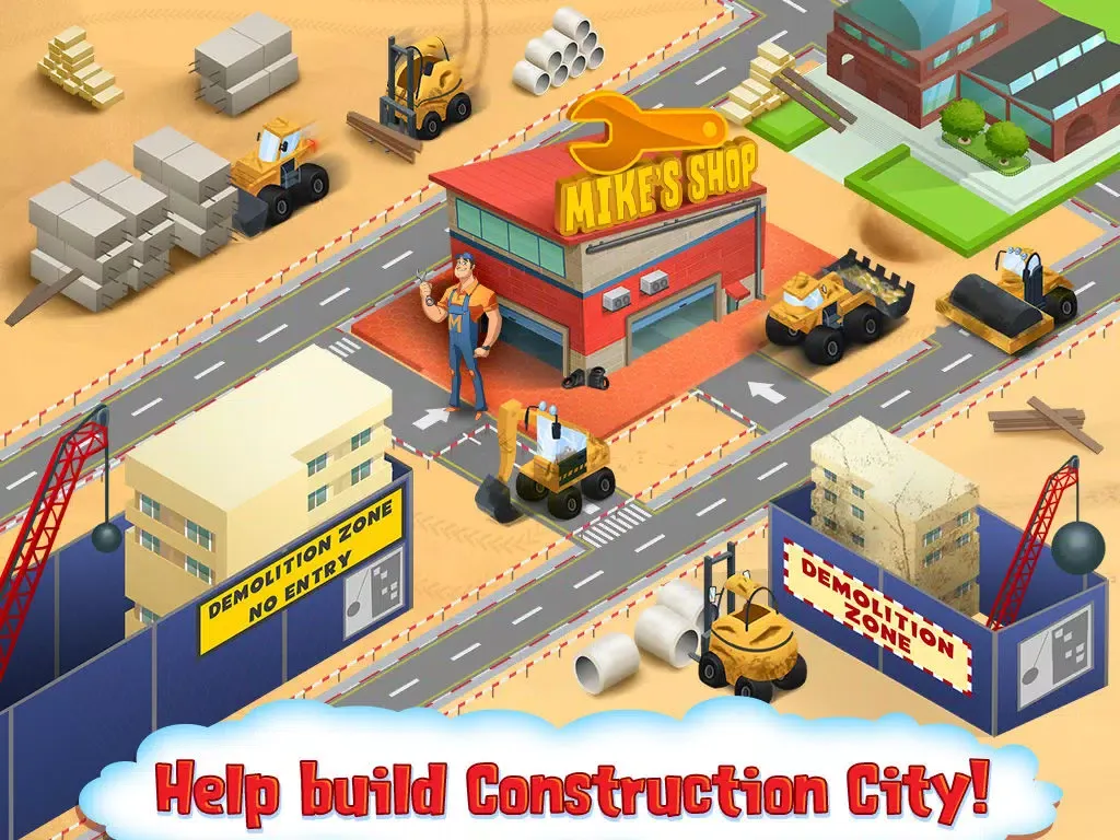Mechanic Mike 3 - Construction City iPad  سکرین شاٹس