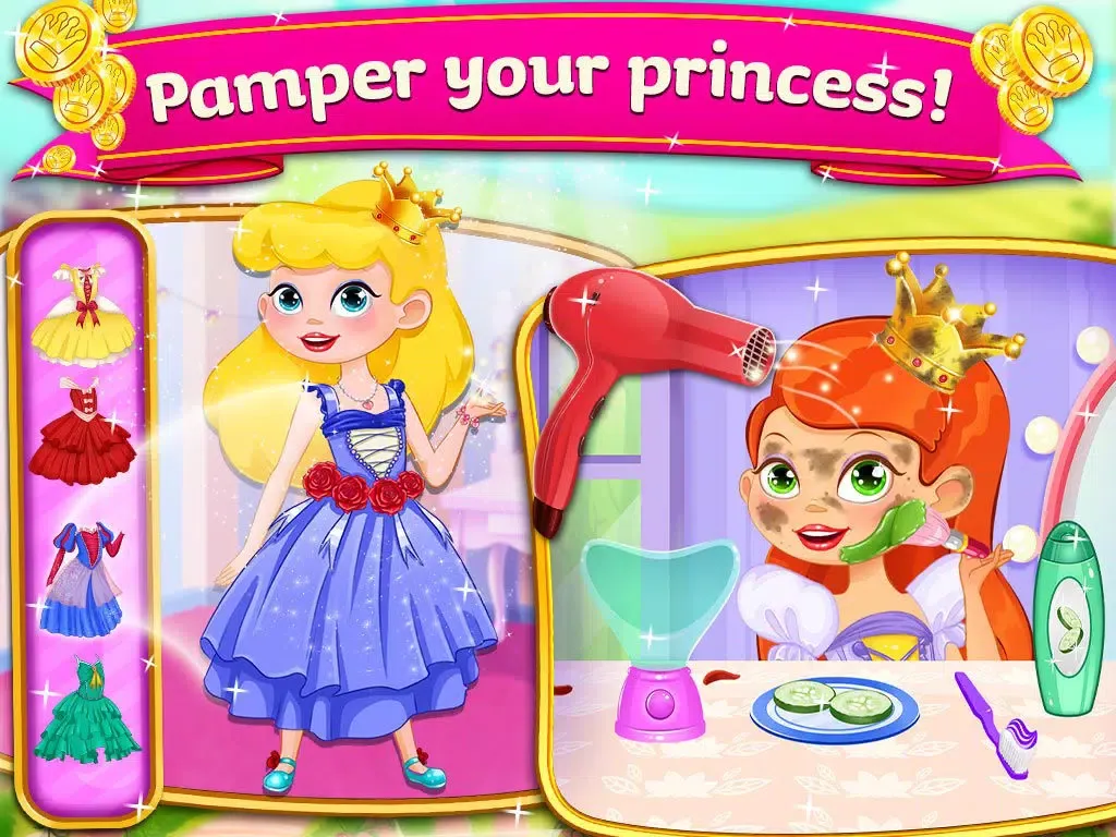 Capturas de tela do Princess Dream Palace - Spa and Dress Up Party iPad 