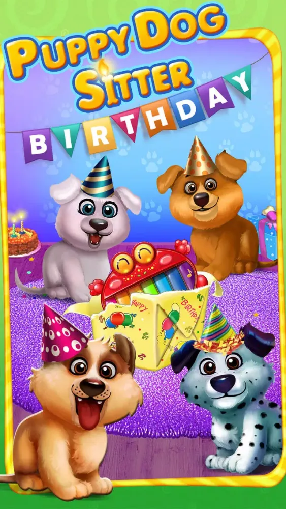 Screenshot di Puppy's Birthday Party - Care, Dress Up & Play!