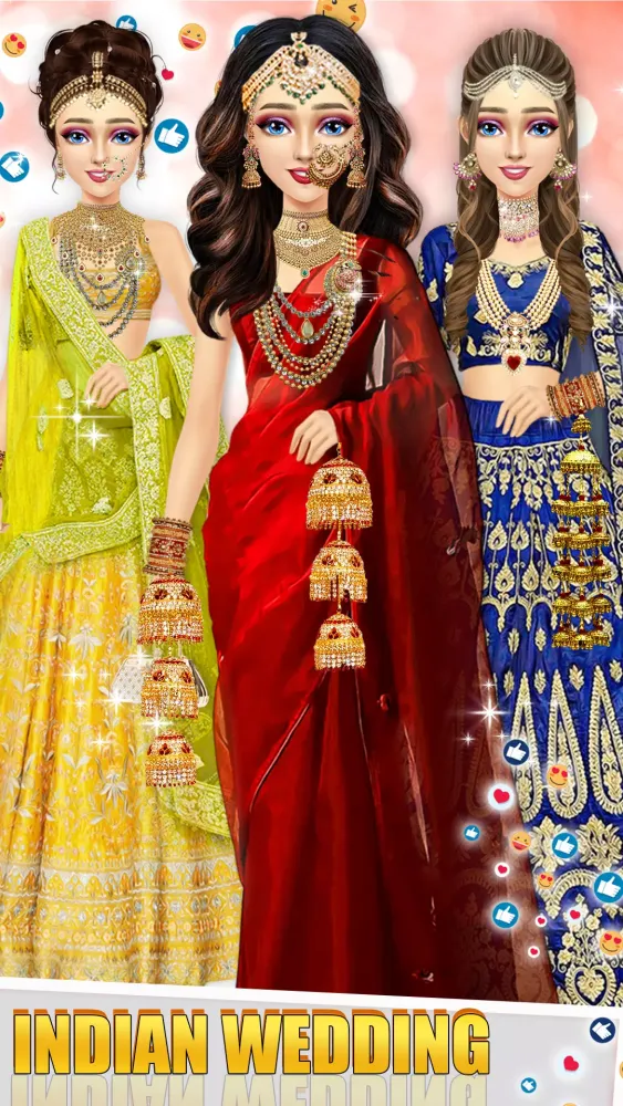 Indian Wedding Lehenga Game स्क्रीनशॉट