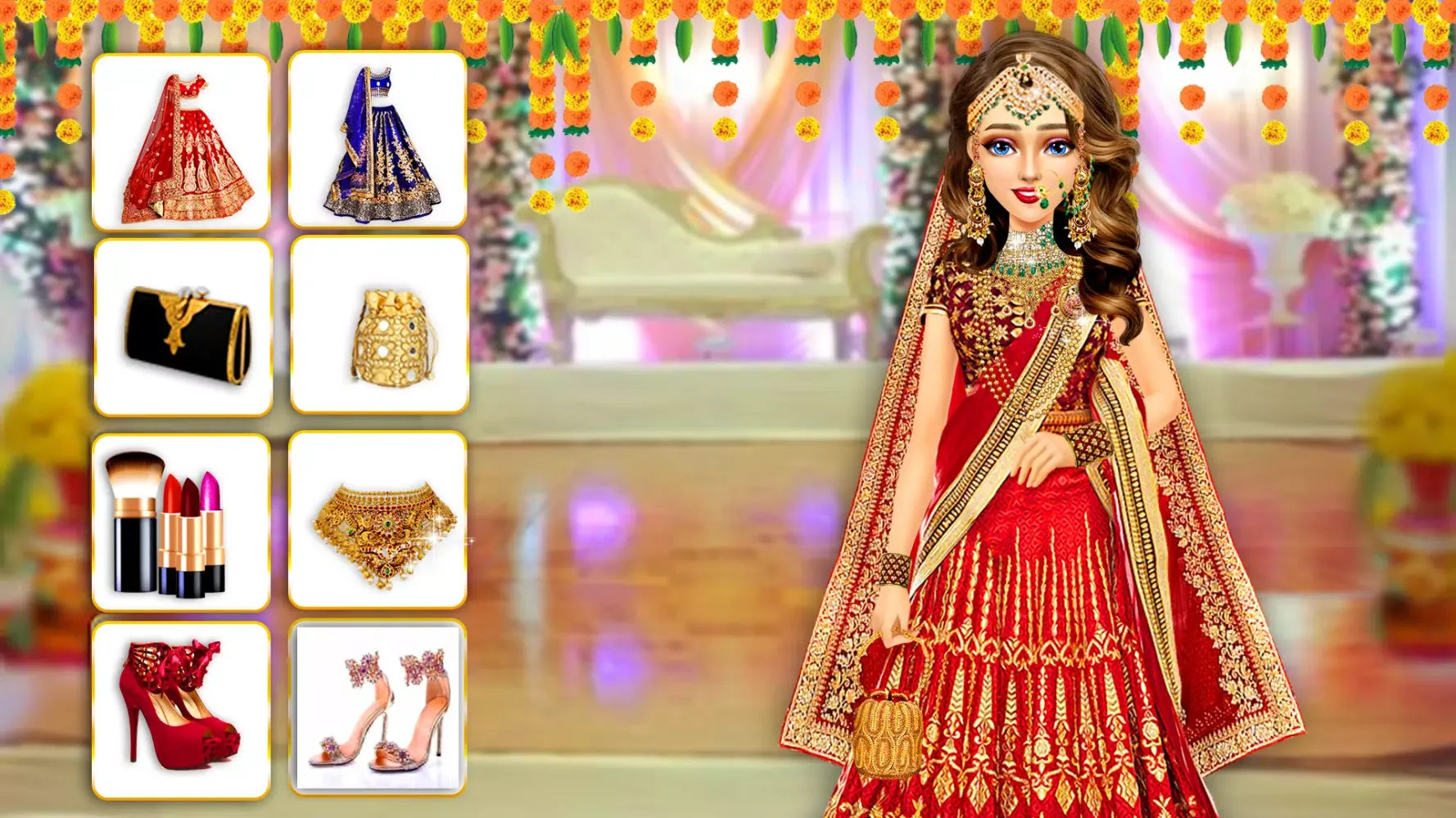 Indian Wedding Lehenga Game स्क्रीनशॉट