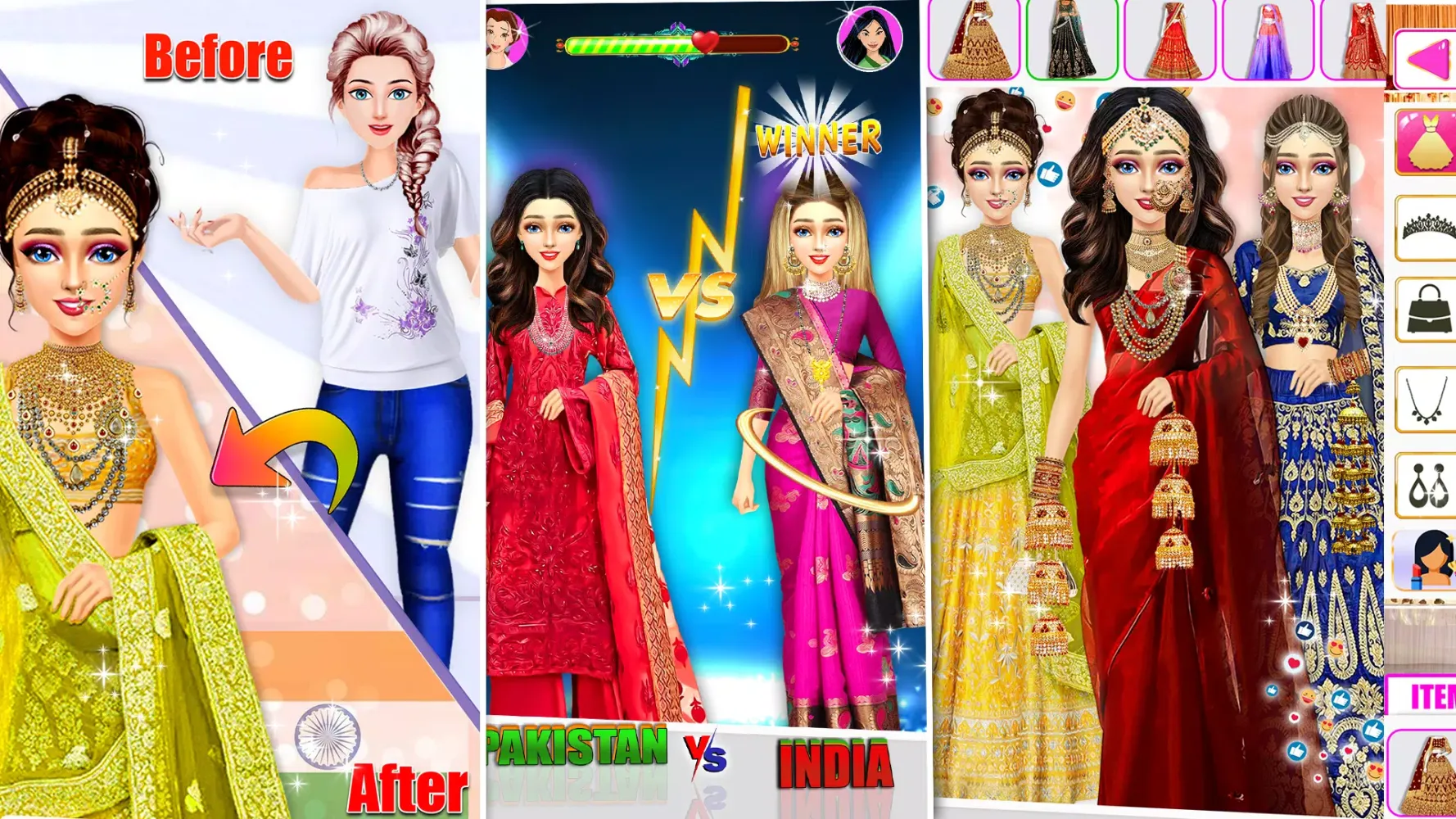 Indian Wedding Lehenga Game स्क्रीनशॉट
