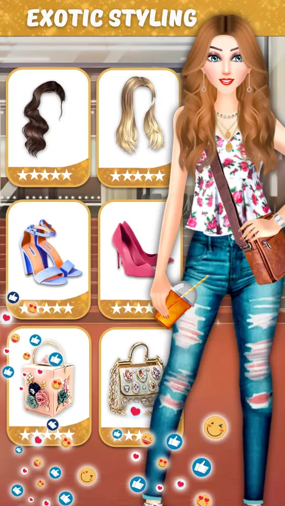 Model Fashion Makeover Dressup Screenshots