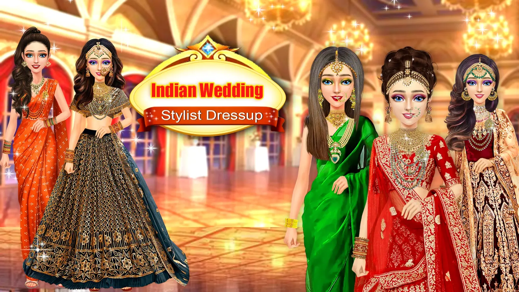 Wedding Dress Up & Makeup Game Screenshots