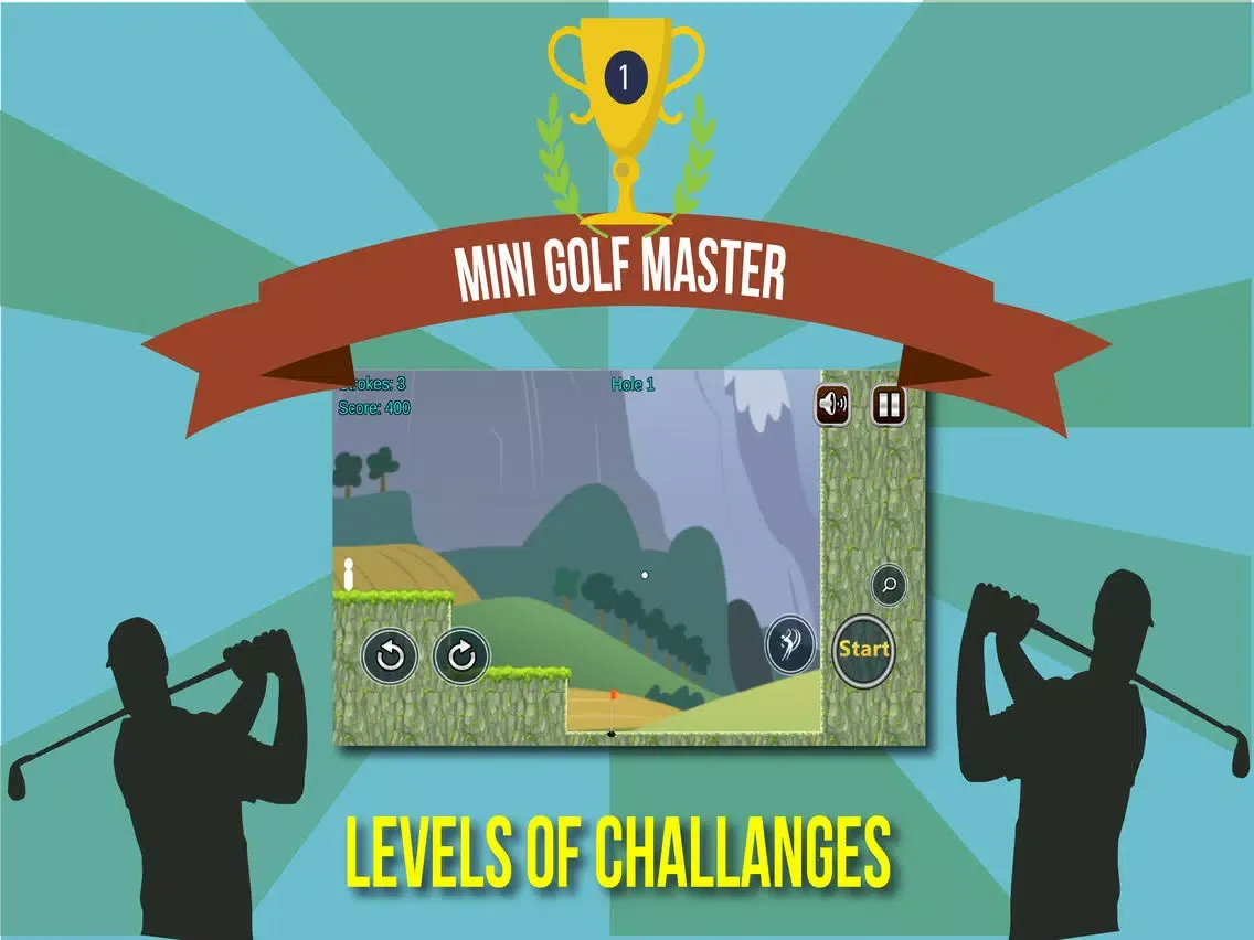 Capturas de tela do Mini Golf: Power Shot iPad 
