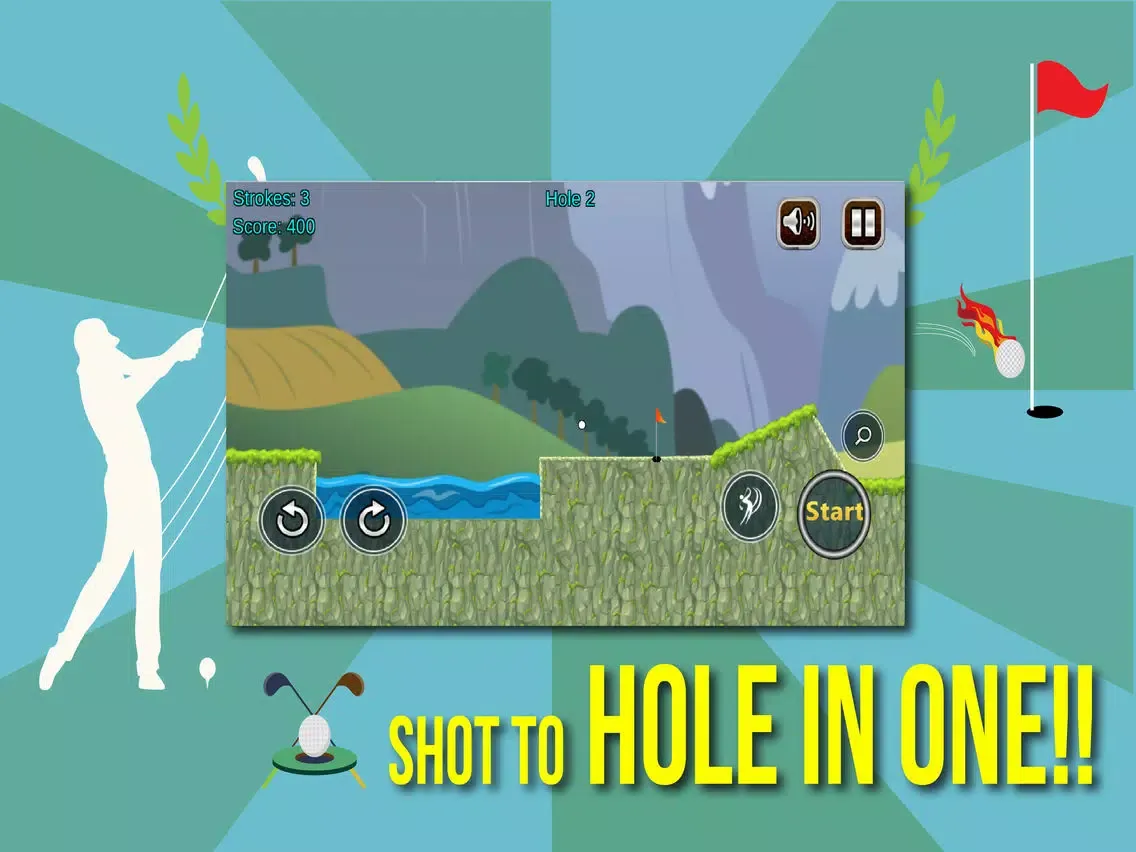 Capturas de tela do Mini Golf: Power Shot iPad 