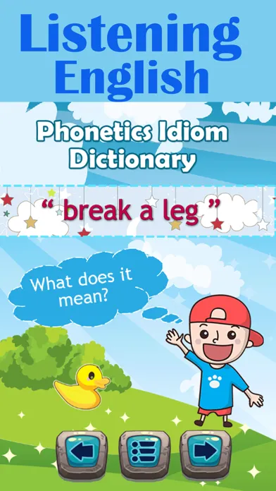 Capturas de tela do Listen To English Conversation