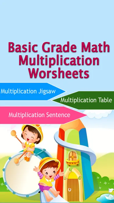 Ảnh chụp màn hình của Practice Multiplication Math Problems Worksheets