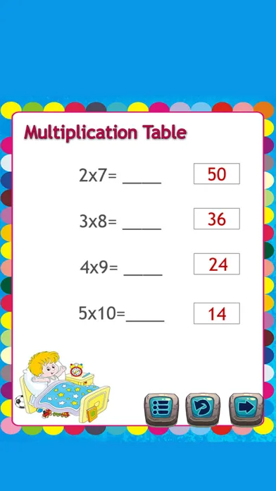 Ảnh chụp màn hình của Practice Multiplication Math Problems Worksheets
