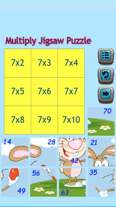 Ảnh chụp màn hình của Practice Multiplication Math Problems Worksheets