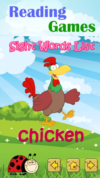 First Reading Sight Word Games Screenshots