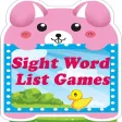 Reading Sight Word List Games