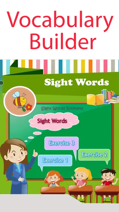 Tangkapan layar English Sight Word List Games