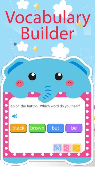 Tangkapan layar English Sight Word List Games