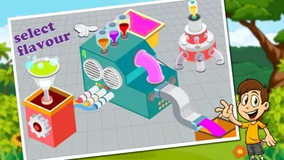 Granny's Candy & Bubble Gum Factory Simulator - Learn how to make sweet candies & sticky gum in sweets factory Screenshots