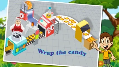 Granny's Candy & Bubble Gum Factory Simulator - Learn how to make sweet candies & sticky gum in sweets factory Screenshots