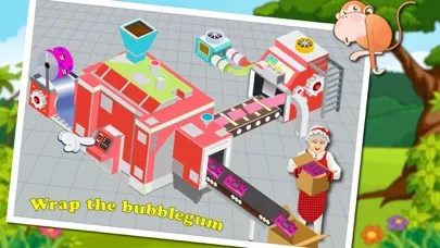 Granny's Candy & Bubble Gum Factory Simulator - Learn how to make sweet candies & sticky gum in sweets factory Screenshots