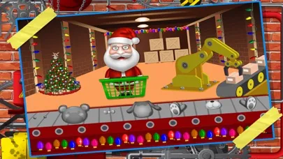 Capturas de pantalla de Christmas Toys Factory simulator game - Learn how to make Toys & Christmas gifts in Factory with Santa Claus