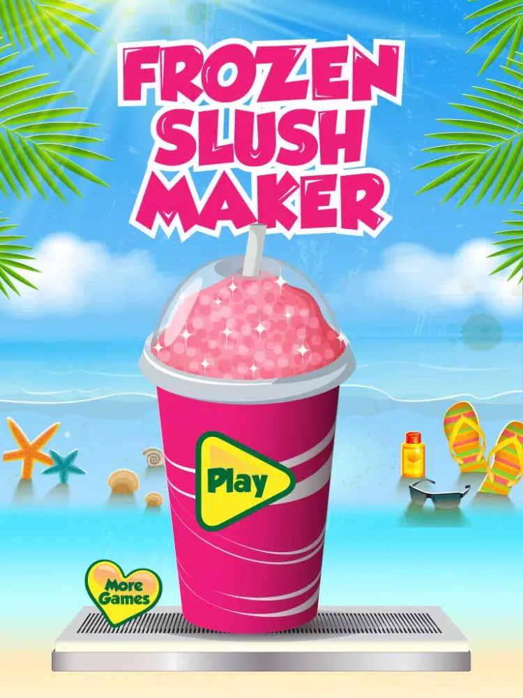 Screenshot di Frozen Slush Maker - beach food & slurpee slushies decoration iPad 