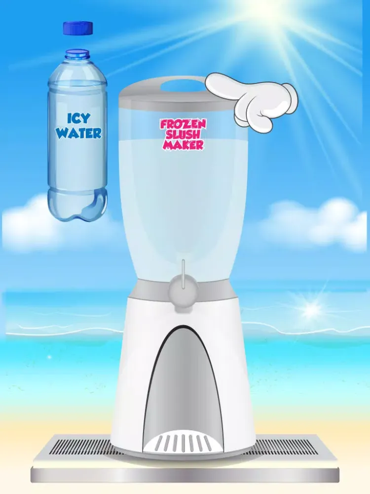 Screenshot di Frozen Slush Maker - beach food & slurpee slushies decoration iPad 