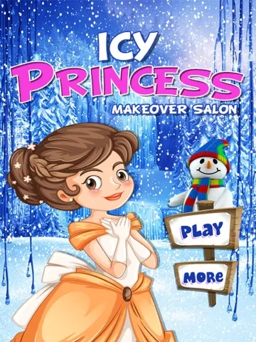 Capturas de pantalla de Icy Princess Makeover Salon - A royal party salon dress up and makeup game for teen girls iPad 