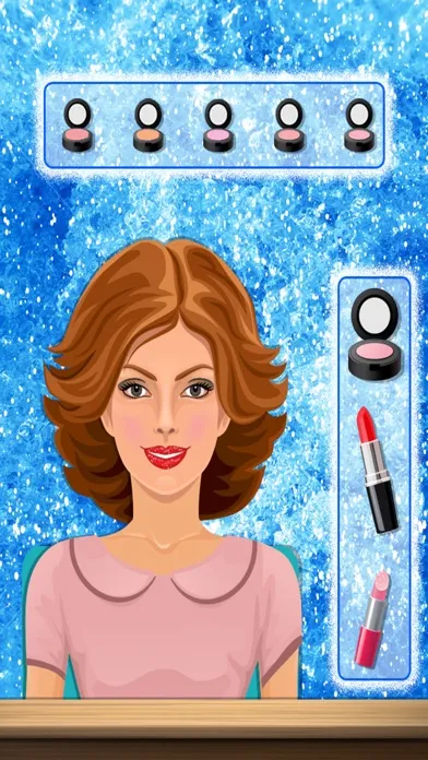 Capturas de pantalla de Icy Princess Makeover Salon - A royal party salon dress up and makeup game for teen girls