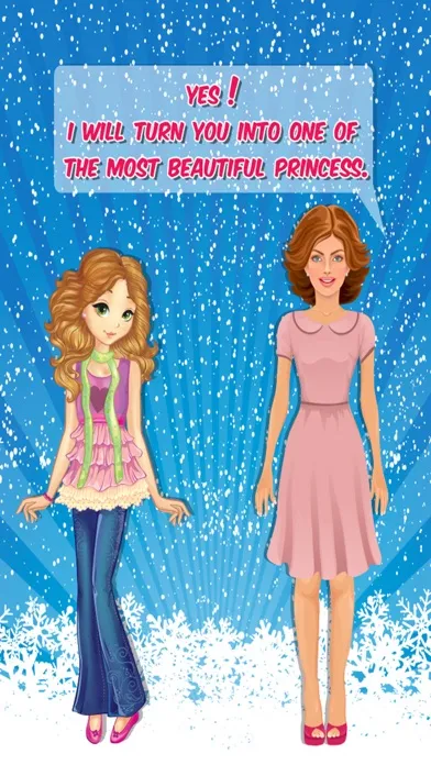 Capturas de pantalla de Icy Princess Makeover Salon - A royal party salon dress up and makeup game for teen girls