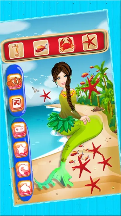 Capturas de tela do Mermaid Princess Spa Makeover Salon - An Underwater aquatic dress up & make up fairy tale game for girls