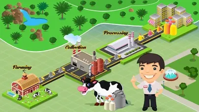 Flavored Milk Factory farm - Milk the cows & process it with amazing flavors in dairy factory Screenshots