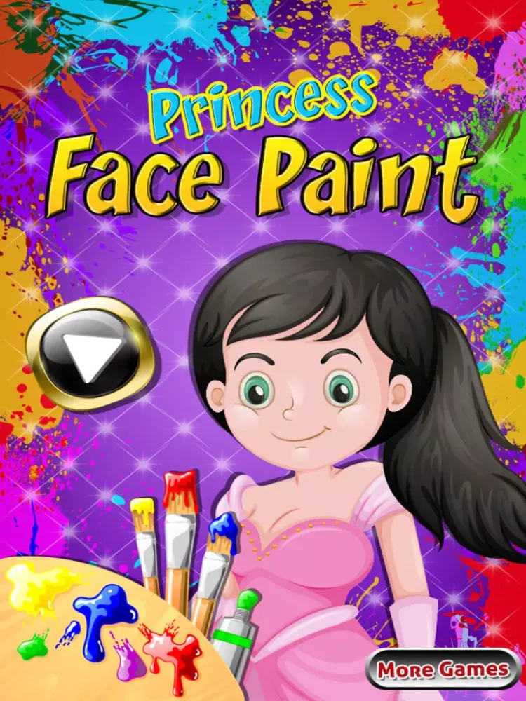 Capturas de pantalla de Princess Face Paint - A tattoo maker & funny face mask virtual makeover game iPad 