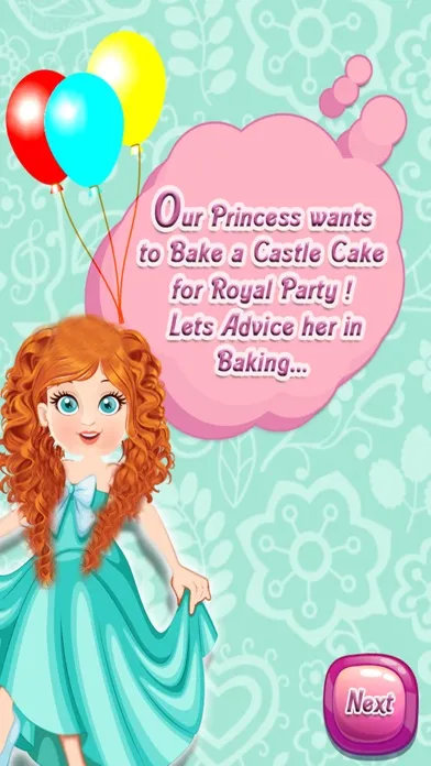 ภาพหน้าจอของ Princess Palace Cake maker - Bake a cake in this crazy chef parlour & desserts cooking game