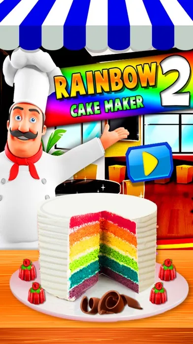 تصاویر Rainbow Cake Maker - Cooking Rainbow Birthday Cake