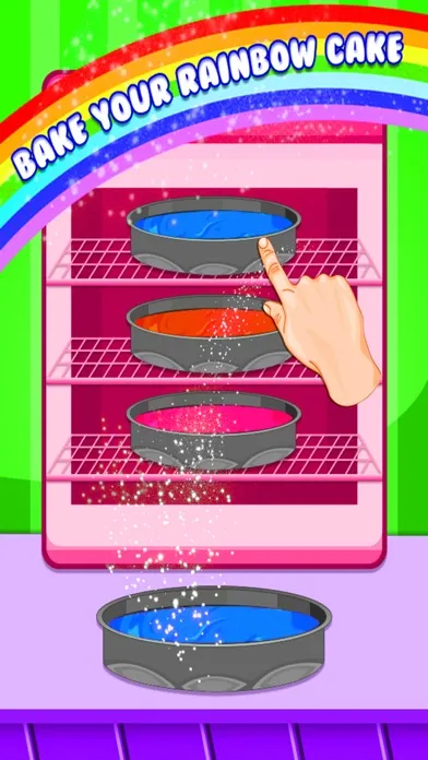تصاویر Rainbow Cake Maker - Cooking Rainbow Birthday Cake