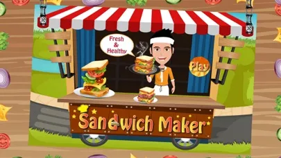 Capturas de pantalla de Sandwich Maker - Crazy fast food cooking and kitchen game