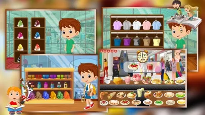 Capturas de pantalla de Supermarket Boy School Shopping - Learn to buy uniform, lunchbox & shoes in crazy Super market
