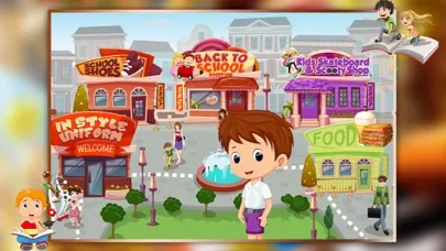 Capturas de pantalla de Supermarket Boy School Shopping - Learn to buy uniform, lunchbox & shoes in crazy Super market