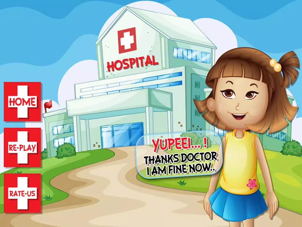 Sick Baby Care - A little doctor first aid salon & baby hospital care game iPad Screenshots