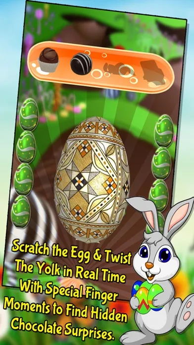 Surprise Eggs Easter's Greetings - Peel, scratch & squeeze the yolk to collect hidden gifts in Bunny's Easter basket Screenshots
