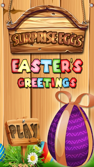 Surprise Eggs Easter's Greetings - Peel, scratch & squeeze the yolk to collect hidden gifts in Bunny's Easter basket应用截图