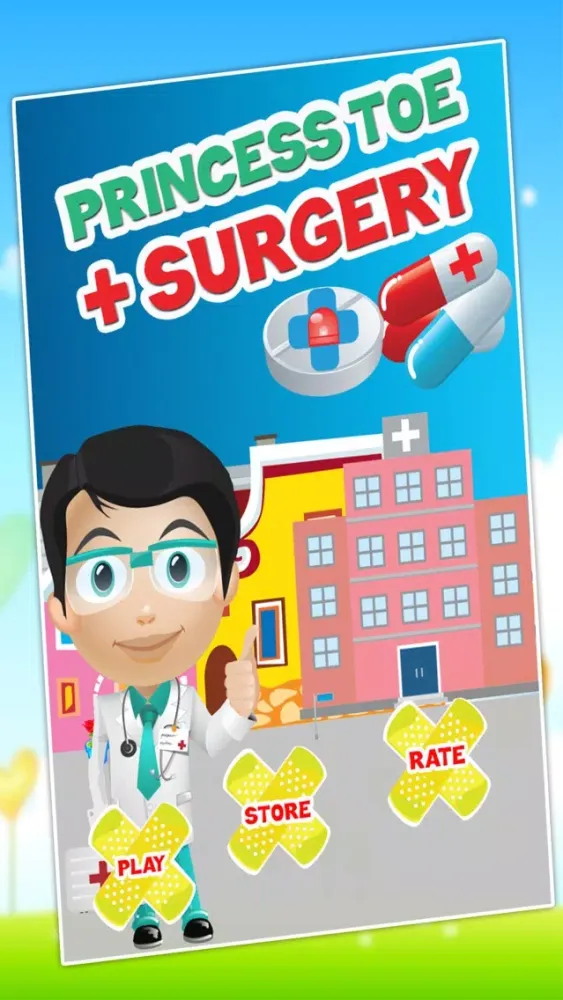 Capturas de tela do Princess Toe Surgery - Crazy doctor care and foot surgeon game for kids