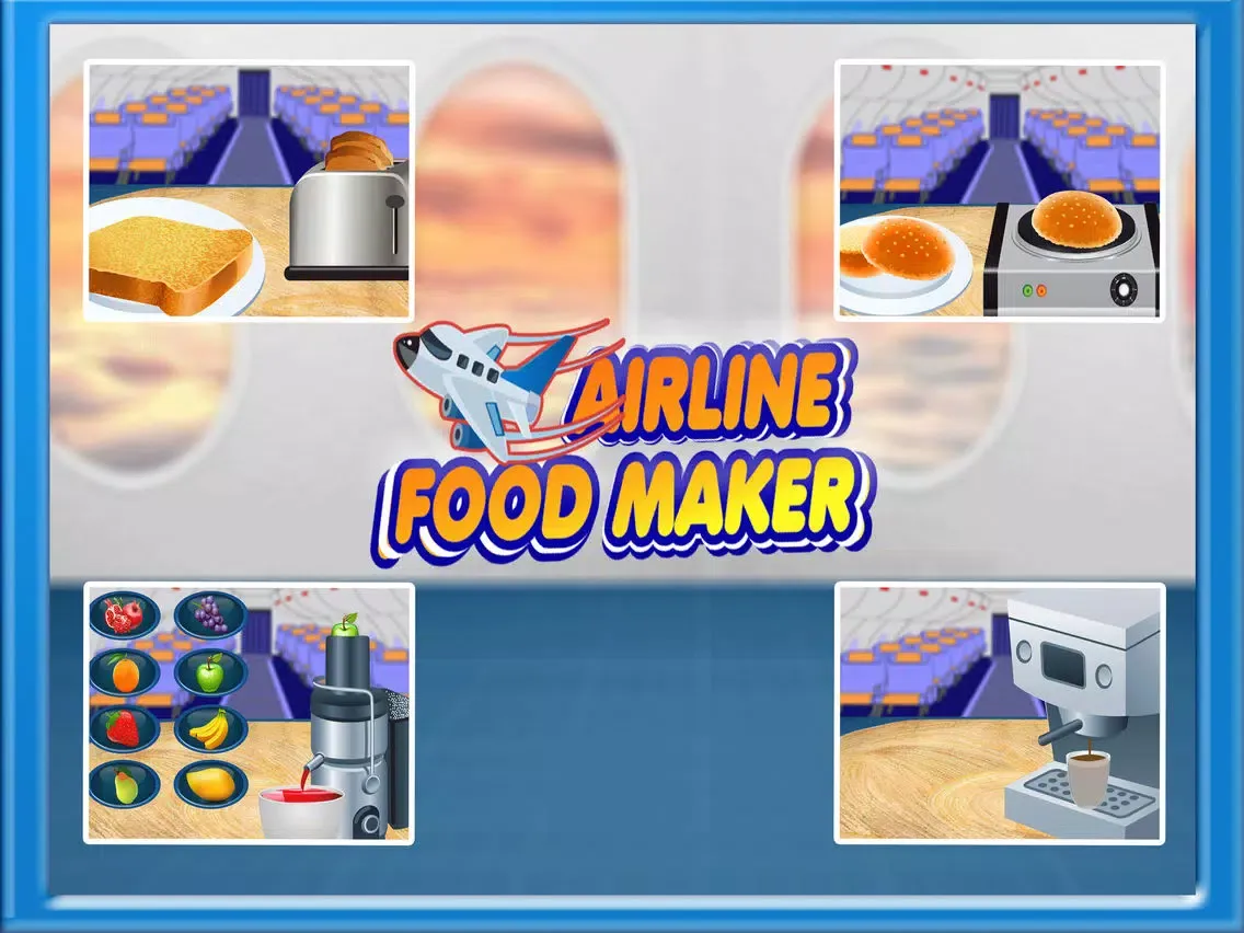 Zrzuty ekranu Airline Food Maker – Cooking fun for crazy chefs iPad 