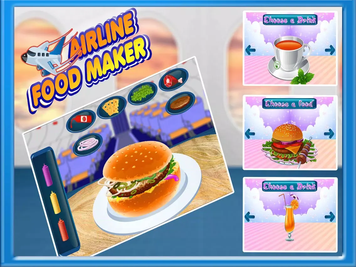 Zrzuty ekranu Airline Food Maker – Cooking fun for crazy chefs iPad 