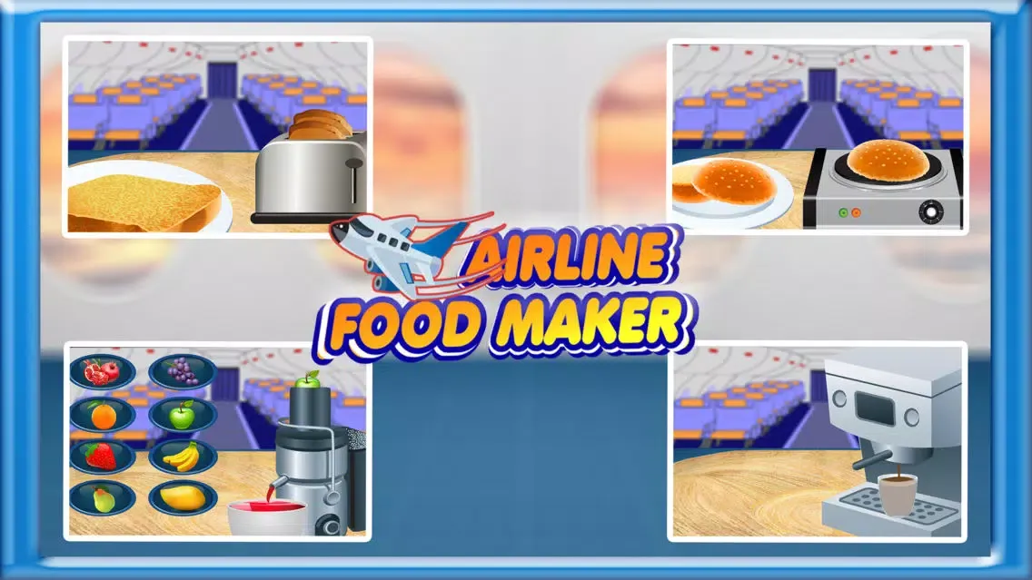 Zrzuty ekranu Airline Food Maker – Cooking fun for crazy chefs