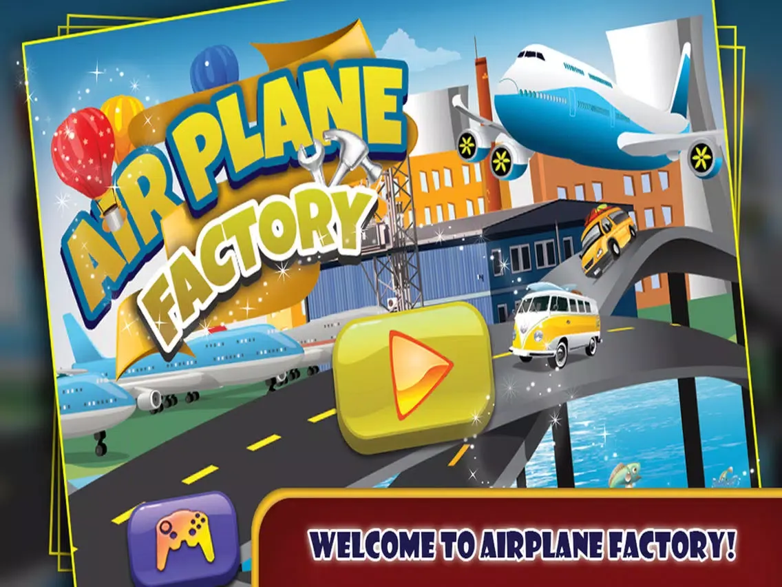 Airplane Factory – Build & design aircraft in this mechanic game for kids iPad  スクリーンショット
